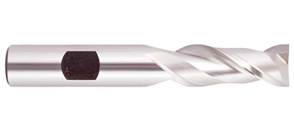 Two Flute Regular Length Single End Center Cutting HSS End Mills