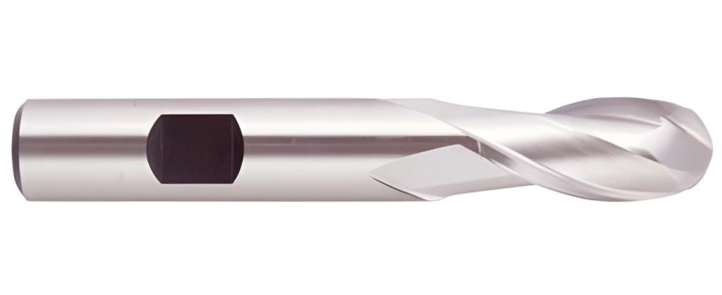 Two Flute Ball End Single End Center Cutting HSS End Mills