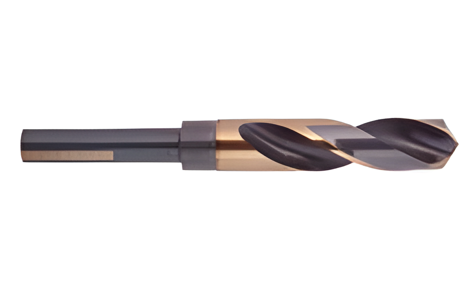 Silver & Deming Drills - Flatted Shank Black & Gold Finish